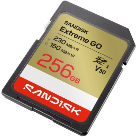 SanDisk SDSDXGN-256G-GNCIN - karta pamięci 256GB, Extreme GO SD UHS-I
